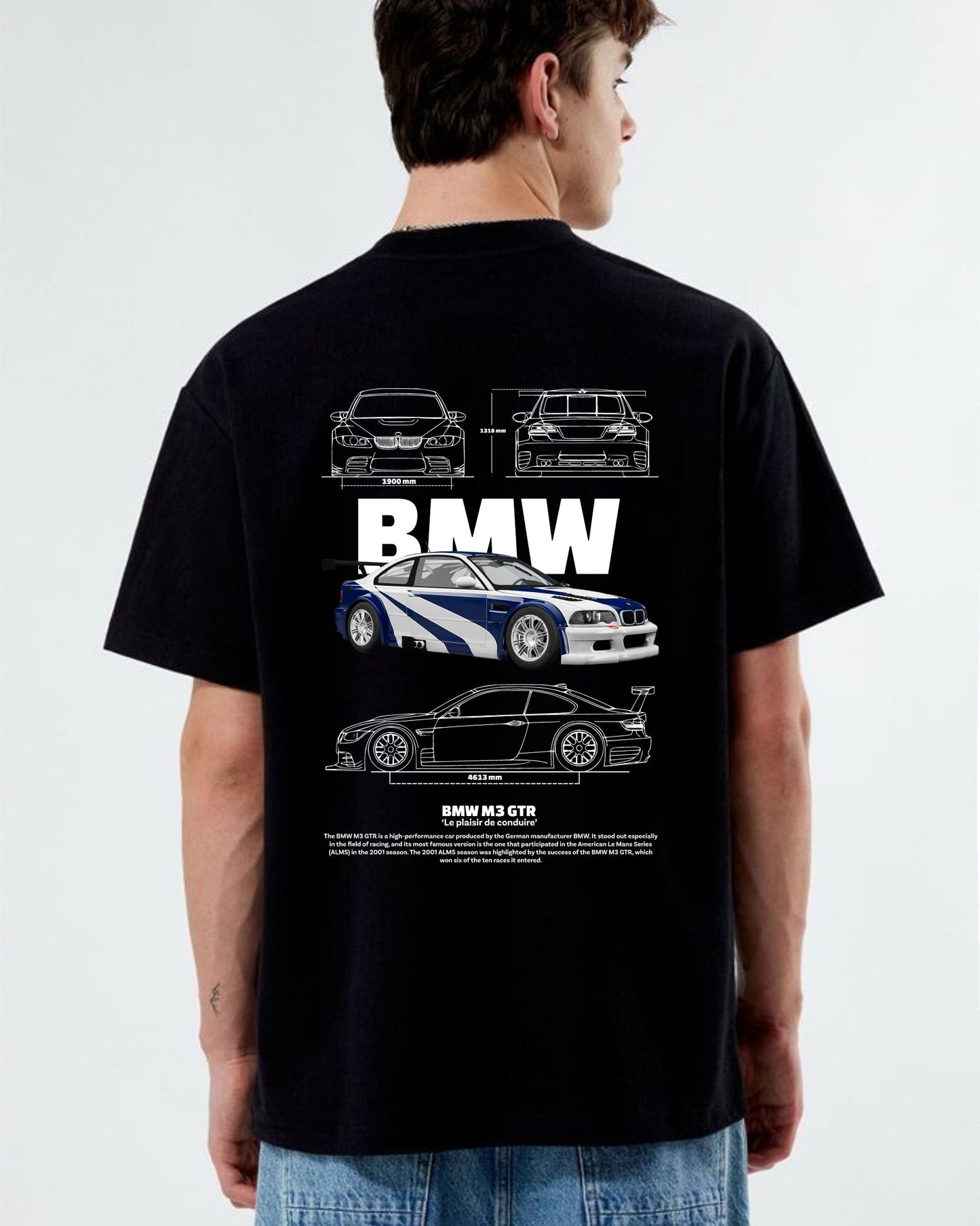 BMW M3 GTR Oversized T-Shirt from WearFNQ