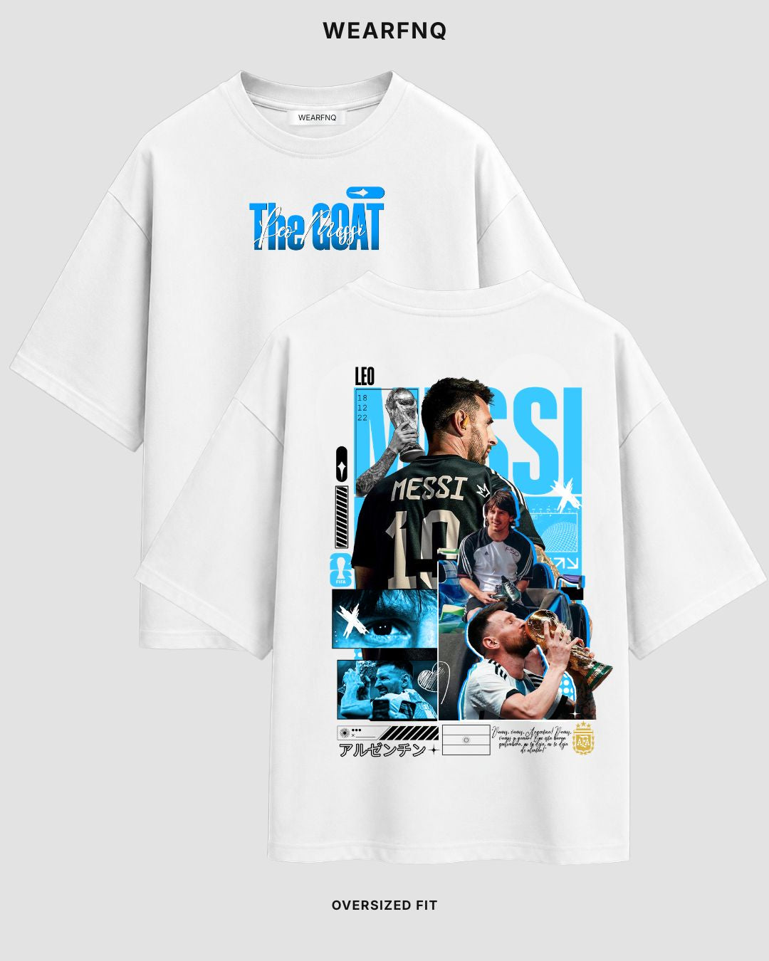 The GOAT Messi Oversized