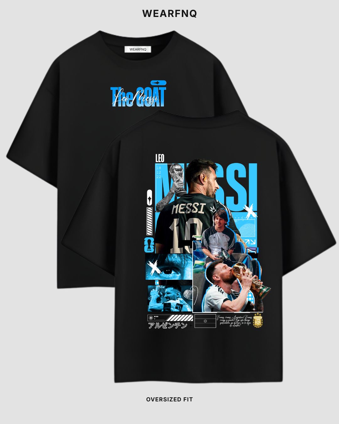 The GOAT Messi Oversized
