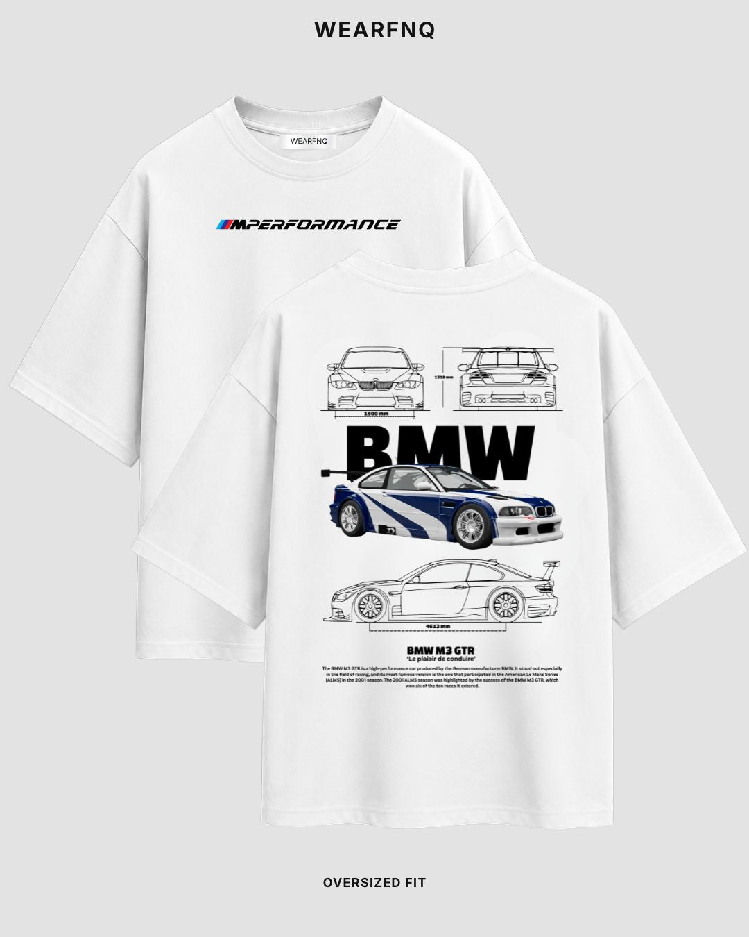 BMW M3 GTR Oversized T-Shirt