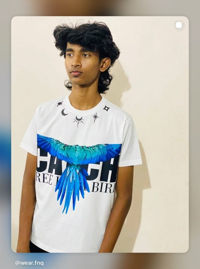 white wearfnq tshirt