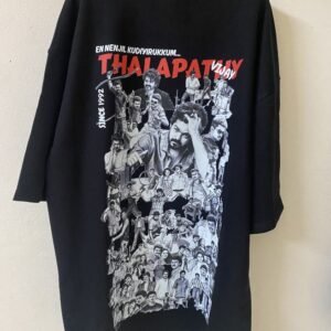 Thalapathy Oversized T-Shirt – Premium Anime Style Graphic Tee | WearFNQ