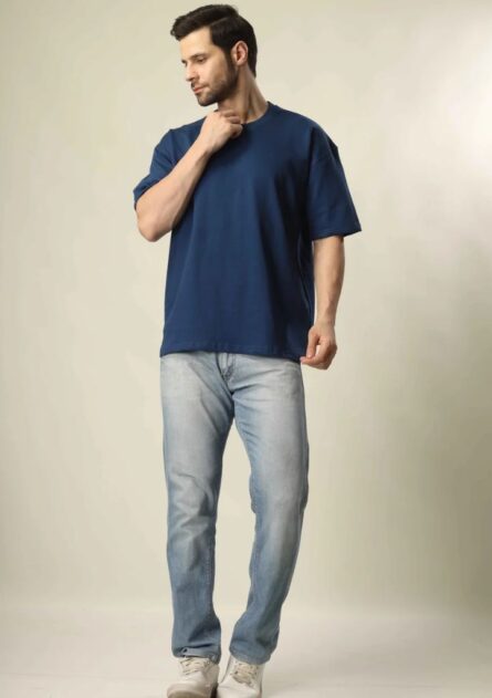 Oversize T-Shirt Unisex ( Blue) fnq